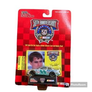 Racing Champions Buckshot Jones die cast car  collector card and stand